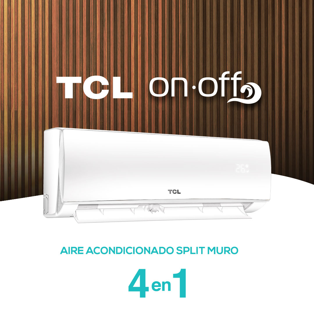 Sistema de aire acondicionado split de 12.000 BTU – TCL: aparato 4 en 1 de  3,4 kW para refrigerar y calentar